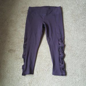 Jumpsuits | Purple Athletic Capris 